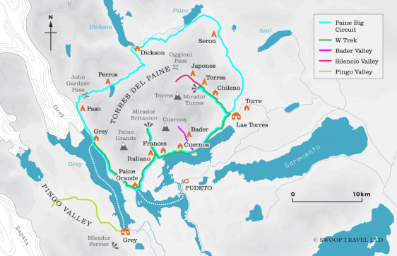 torres-del-paine-hiking-routes