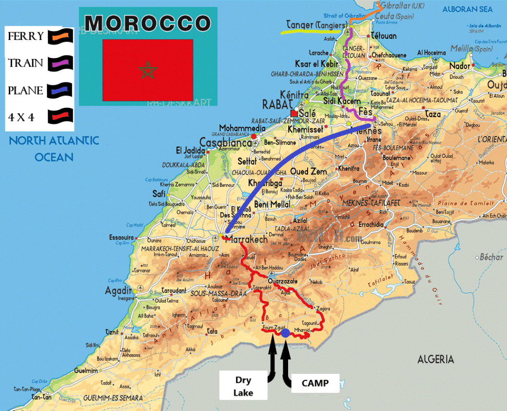12 Morocco Map